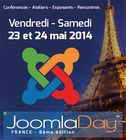 JoomlaDay à Paris le 23 et 24 mai 2014